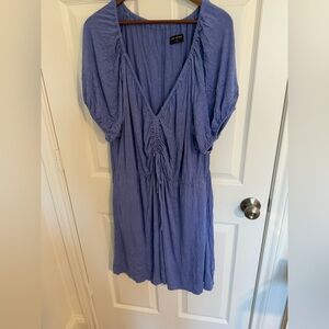 Lane Bryant- Periwinkle Blue ~ Swing Midi Dress ~ short sleeves ~ Size 22/24